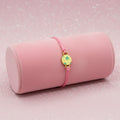 Gold Tone Enamel Soccer Ball Charm on Pink Cord & Multicolor Beaded Stretch Bracelet with Faux Pearls Girls Bracelet Set