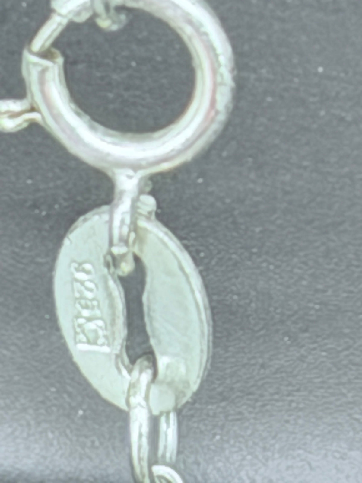 Vintage Sterling Silver Peace Sign Necklace