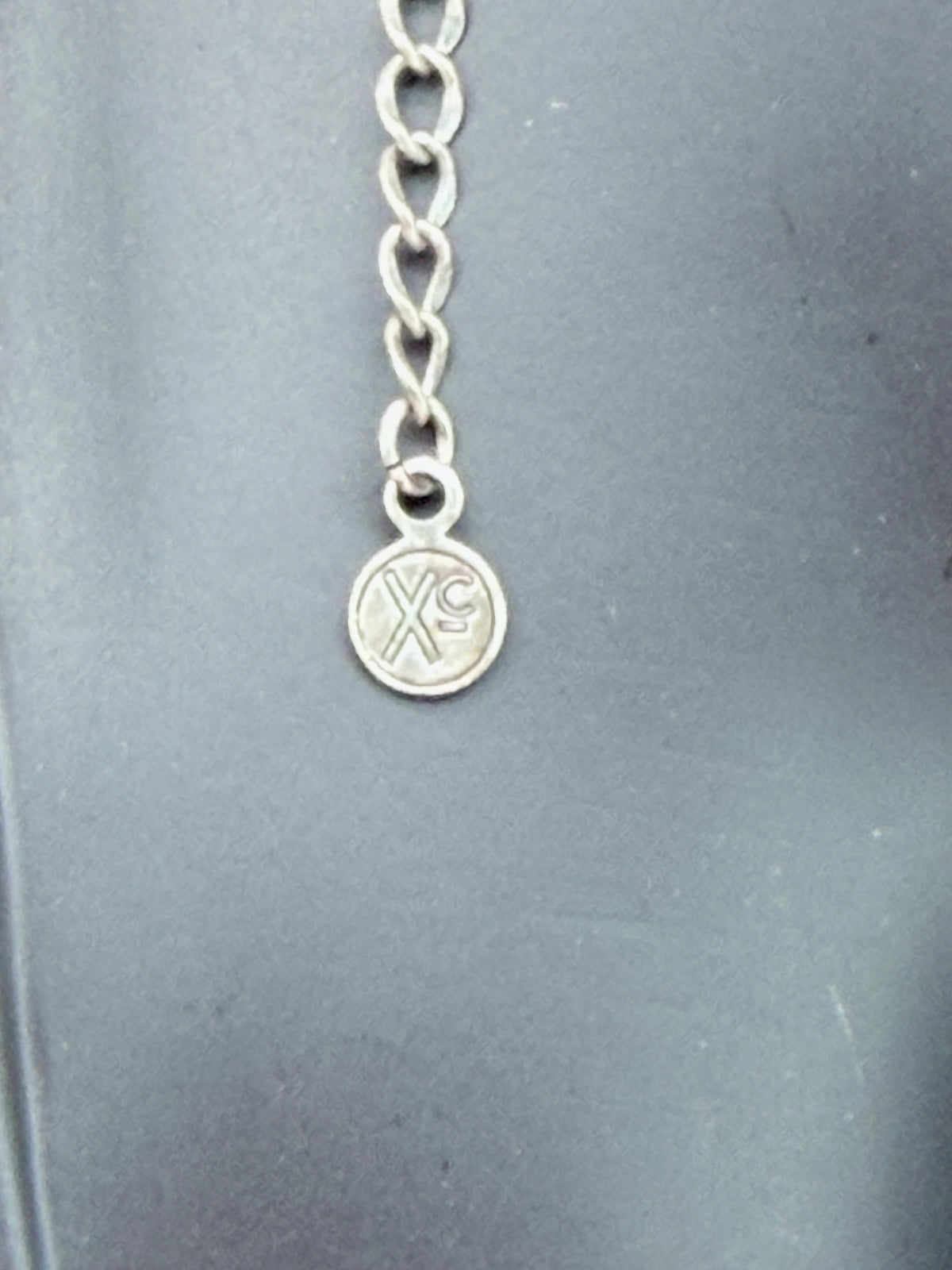 Vintage Xiomara Castro Multi-Strand Silver-Tone Necklace w/ Leaf Charms