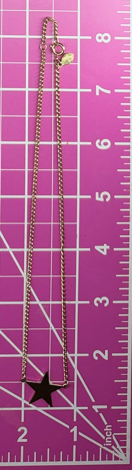 Vintage 1975 Avon Sunny Star Gold Tone Pendant Necklace