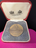 1972 Royal Engineers Bicentenary in Gibraltar Bronze Commemorative Medal