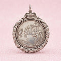 Antique Victorian Scottish Sterling Silver Royal Caledonian Curling Medal