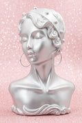 1990s Silver-tone Twisted Texture Hoop Earrings